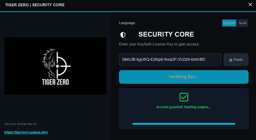 TIGER ZERO — 5 Security Core